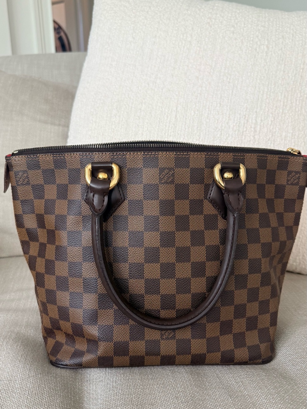Vintage LV Damier Ebene Tote Bag